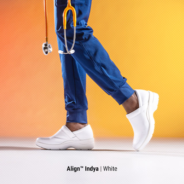 Align™ Indya | White. Woman wearing the Align™ Indya in White.